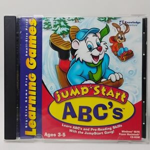 JumpStart ABC'S Alphabet Learning Toddler Homeschooling Educational Video Game
